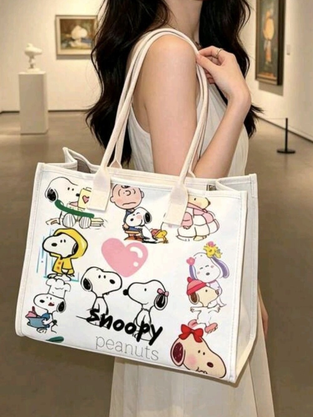 Snoopy Canvas Tote Bag - Picture 5 of 6
